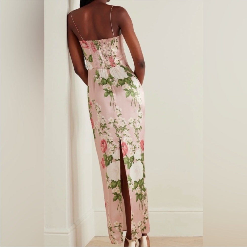 NEW Reformation Frankie Silk Dress - Picture 4 of 13